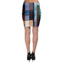 Glass Facade Colorful Architecture Bodycon Skirt View2