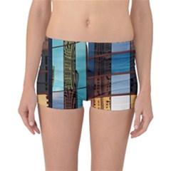 Glass Facade Colorful Architecture Reversible Bikini Bottoms by Nexatart