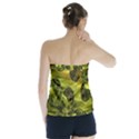 Olive Seamless Camouflage Pattern Strapless Top View2