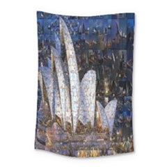 Sidney Travel Wallpaper Small Tapestry by Nexatart