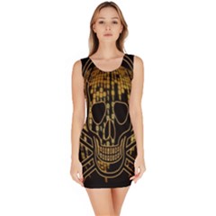 Virus Computer Encryption Trojan Sleeveless Bodycon Dress by Nexatart