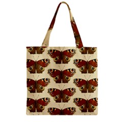 Butterfly Butterflies Insects Zipper Grocery Tote Bag by Amaryn4rt