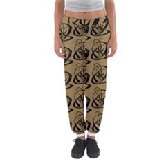 Abstract Swirl Background Wallpaper Women s Jogger Sweatpants by Amaryn4rt