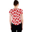 Animal Animalistic Pattern Crew Neck Crop Top View2