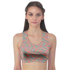 Background Abstract Colorful Sports Bra by Amaryn4rt