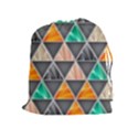 Abstract Geometric Triangle Shape Drawstring Pouches (Extra Large) View1