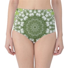 Mandala Center Strength Motivation High-waist Bikini Bottoms by Amaryn4rt