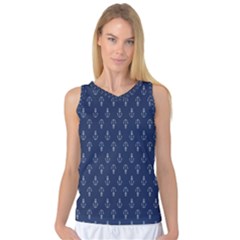 Anchor Pattern Women s Basketball Tank Top by Amaryn4rt