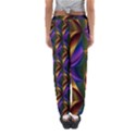 Seamless Prismatic Line Art Pattern Women s Jogger Sweatpants View2