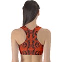 3d Metal Pattern On Wood Sports Bra View2