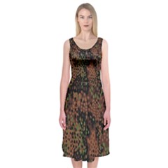 Digital Camouflage Midi Sleeveless Dress by Amaryn4rt