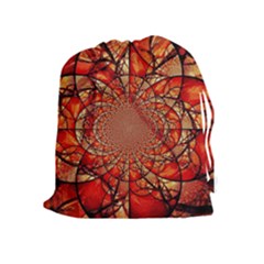 Dreamcatcher Stained Glass Drawstring Pouches (extra Large) by Amaryn4rt