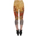 Gold Jesus Capri Leggings  View2