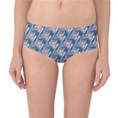 Holographic Hologram Mid-waist Bikini Bottoms by boho