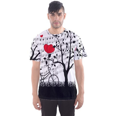 Love Song Men s Sport Mesh Tee by Valentinaart