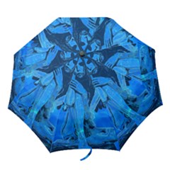 Underwater Angel Folding Umbrellas by Valentinaart