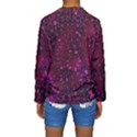 Retro Flower Pattern Design Batik Kids  Long Sleeve Swimwear View2