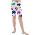 Fishes Marine Life Swimming Water Kids  Mid Length Swim Shorts View1