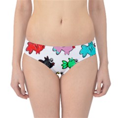 Fishes Marine Life Swimming Water Hipster Bikini Bottoms by Simbadda