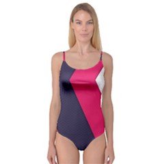 Pink Pattern Camisole Leotard  by Simbadda