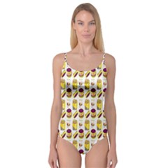 Hamburger And Fries Camisole Leotard  by Simbadda