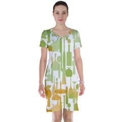 Angerine Blenko Glass Short Sleeve Nightdress by Simbadda