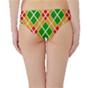 Colorful Color Pattern Diamonds Hipster Bikini Bottoms View2