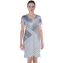 Design Grafis Pattern Short Sleeve Nightdress by Simbadda