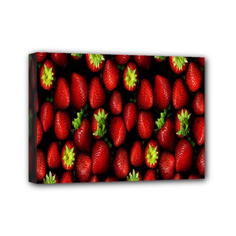 Berry Strawberry Many Mini Canvas 7  X 5  by Simbadda