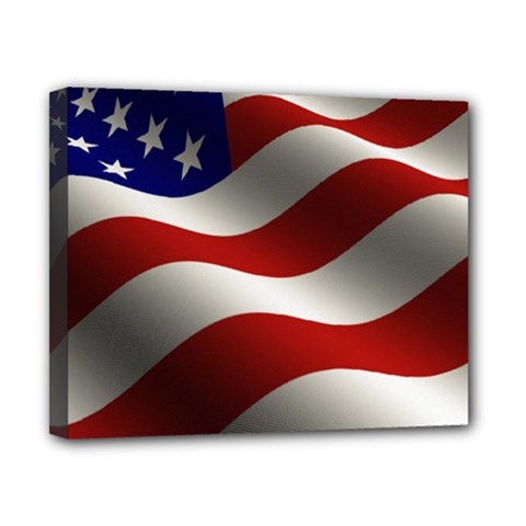 Flag United States Stars Stripes Symbol Canvas 10  X 8  by Simbadda