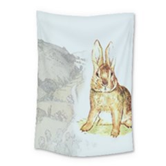 Rabbit  Small Tapestry by Valentinaart