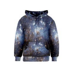 Large Magellanic Cloud Kids  Zipper Hoodie by SpaceShop