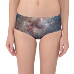 Tarantula Nebula Mid-waist Bikini Bottoms by SpaceShop