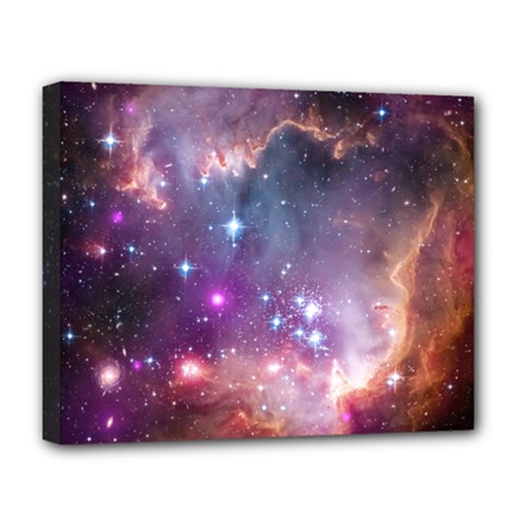 Small Magellanic Cloud Deluxe Canvas 20  X 16   by SpaceShop