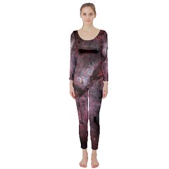 Carina Peach 4553 Long Sleeve Catsuit by SpaceShop