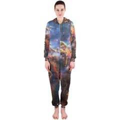 Pillar And Jets Hooded Jumpsuit (ladies)  by SpaceShop