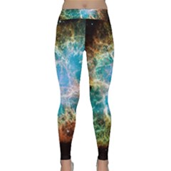 Crab Nebula Classic Yoga Leggings by SpaceShop