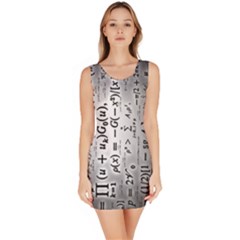 Science Formulas Sleeveless Bodycon Dress by Simbadda