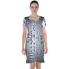 Science Formulas Short Sleeve Nightdress by Simbadda