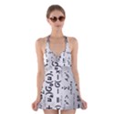 Science Formulas Halter Swimsuit Dress View1