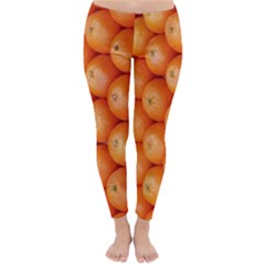 Orange Fruit Classic Winter Leggings by Simbadda