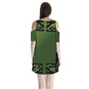 Celtic Corners Shoulder Cutout Velvet  One Piece View2