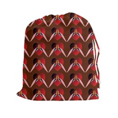 Peacocks Bird Pattern Drawstring Pouches (xxl) by Simbadda