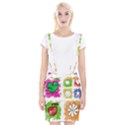 A Set Of Watercolour Icons Suspender Skirt View1