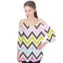 Chevrons Stripes Colors Background Flutter Tees View1