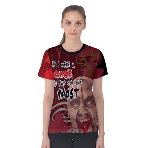 Zombie Zombie Women s Cotton Tee by PattyVilleDesigns