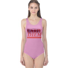 Carpe Diem Pinkbikini Carpe Diem Pinkback One Piece Swimsuit by jcreative