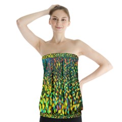 Construction Paper Iridescent Strapless Top by Amaryn4rt