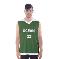 Green  Men s Basketball Tank Top by Vindar