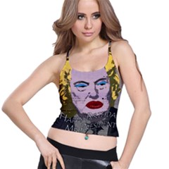 Happy Birthday Mr  President  Spaghetti Strap Bra Top by Valentinaart